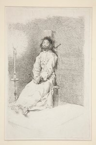 Den garroterte mannen av Francisco de Goya