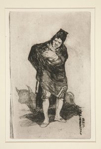 The Cloaked Man av Francisco de Goya
