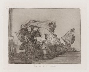 Dette er ikke mindre, Plate 67 fra The Disasters of War av Francisco de Goya