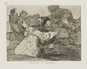 Charlatan show business. (Charlataner av Francisco de Goya