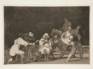 Lojalitet, pl. 17 fra serien Ordspråk av Francisco de Goya