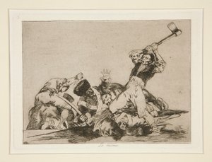 Det samme (The Same), pl. 3 fra The Disasters of War av Francisco de Goya