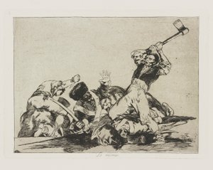 Det samme (The Same), pl. 3 fra serien The Disasters of War av Francisco de Goya