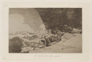 The Same Elsewhere (The Same Elsewhere), Plate 23 fra The Disasters of War av Francisco de Goya