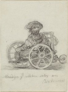 Mendigos que se llevan solos en Bordeaux (tiggere som kommer seg rundt på egen hånd i Bordeaux) av Francisco de Goya