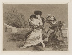 No quieren [sic] (Det gjør de ikke av Francisco de Goya