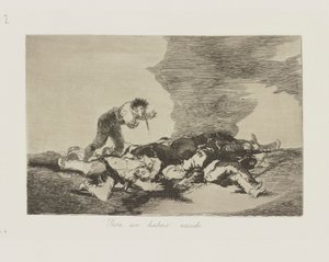 For det er du født. (Dette er du født for.), pl. 12 fra serien The Disasters of War av Francisco de Goya
