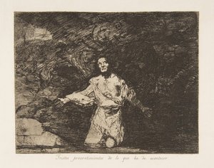 Plate1 fra The Disasters of War The Disasters of War: Sad..., ca. 1815 utgitt 1863. av Francisco de Goya