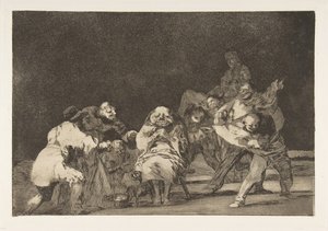 Plate 17 fra Disparates: Loyalty, ca. 1816-23 utgitt 1864. av Francisco de Goya