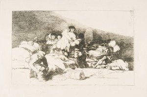 Plate 25 fra The Disasters of War The Disasters of War: Disse også. Også e..., 1810. av Francisco de Goya