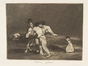 Plate 50 fra The Disasters of War The Disasters of War: A..., 1811-12 publisert 1863. av Francisco de Goya