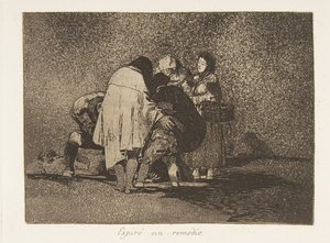 Plate 53 fra The Disasters of War Los Desastres de la Guerra: Th..., 1811-12 publisert 1863. av Francisco de Goya