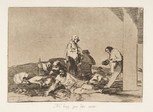 Plate 58 fra The Disasters of War Los Desastres de la Guerra: It..., 1811-12 publisert 1863. av Francisco de Goya