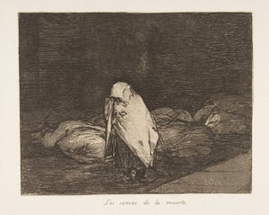 Plate 62 fra The Disasters of War Los Desastres de la Guerra: Th..., 1811-12 publisert 1863. av Francisco de Goya