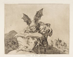 Plate 71 fra The Disasters of War Los Desastres de la Guerra..., etter 1814-15 publisert 1863. av Francisco de Goya