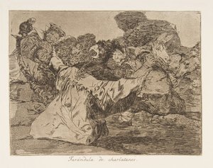 Plate 75 fra The Disasters of War Los Desastres de la Guerra..., etter 1814-15 publisert 1863. av Francisco de Goya