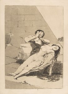 Plate 9 fra Los Caprichos: Tantalus Tantalus., 1799 av Francisco de Goya