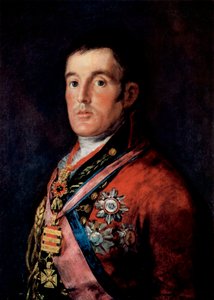 Portrett av feltmarskalk Arthur Wellesley, 1. hertug av Wellington, c1814. av Francisco de Goya