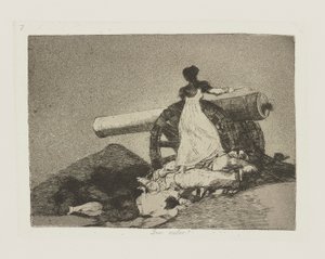 Hvilken verdi! (Hvilket mot!), pl. 7 fra serien The Disasters of War av Francisco de Goya