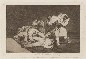 Være? It Will Be the Same, Plate 21 fra The Disasters of War av Francisco de Goya
