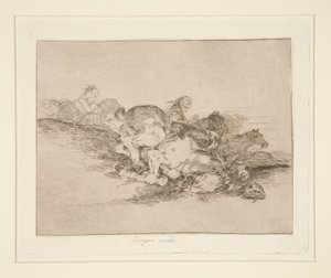 Det skjer alltid (It Always Happens), pl. 8 fra The Disasters of War av Francisco de Goya