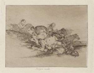 Det skjer alltid (It Always Happens), pl. 8 fra serien The Disasters of War av Francisco de Goya
