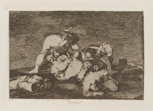 Verken (heller [Do These] Heller), pl. 10 fra serien The Disasters of War av Francisco de Goya