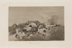Both and More (Enda verre), Plate 22 fra The Disasters of War av Francisco de Goya
