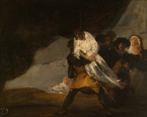Den hengte munken, ca. 1810. av Francisco de Goya