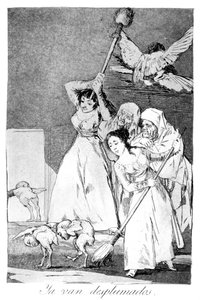 Der går de, plukket, 1799 av Francisco de Goya