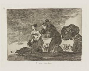 Og denne også. (Og dette også.), pl. 45 fra serien The Disasters of War av Francisco de Goya