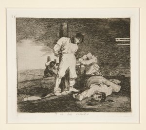 Y no hai [sic] remedio (Og der av Francisco de Goya