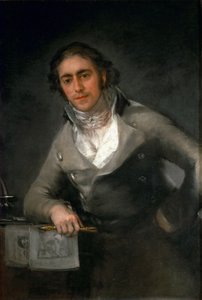 Portrett av en mann Evaristo Pérez de Castro, ca 1806. av Francisco Goya de