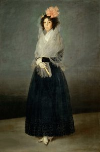 Portrett av grevinnen del Carpio, Marquesa de la Solana 1757-1795, ca 1794. av Francisco Goya de