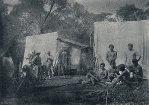 Guaranys besøker en leir, 1895