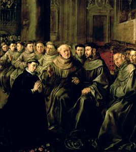 Velkommen til St. Bonaventure (1221-74) i fransiskanerordenen, ca. 1628