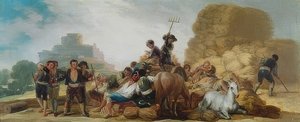 La Era o El Verano (Treskegulvet eller Sommeren). 1786 av Francisco de Goya