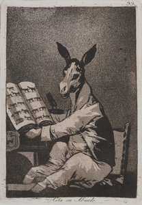 Og det samme var hans bestefar av Francisco de Goya