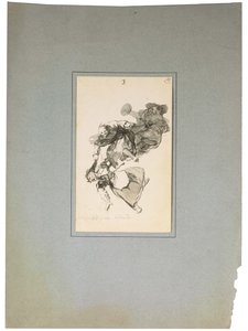 Bajan riñendo, eller De går ned og krangler av Francisco de Goya