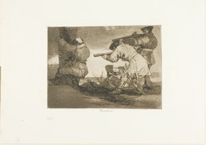 Barbarians!, plate 38 fra The Disasters of War av Francisco Jose de Goya y Lucientes