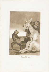 Bravo!, plate 38 fra Los Caprichos av Francisco Jose de Goya y Lucientes