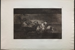 Bullfights: The Death of Pepe Illo (3. komposisjon) av Francisco de Goya