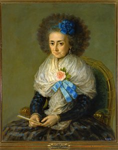 Dona Maria Antonia Gonzaga, markis av Villafranca ... (maleri på lerret) av Francisco Jose de Goya y Lucientes
