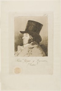 Francisco de Goya y Lucientes, maler, tallerken en fra Los Caprichos av Francisco Jose de Goya y Lucientes