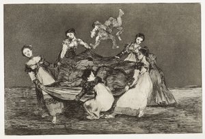 GOYA Y LUCIENES, Francisco de (1746-1828). Ordspråk. Kvinnelig gåte. 1815-1824. (24