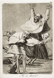 GOYA Y LUCIENTES, Francisco de (1746-1828). Det er tid. 1797-1799. (21 x 14