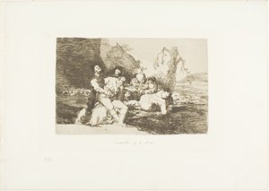 Få dem godt, og videre til neste, plate 20 fra The Disasters of War av Francisco Jose de Goya y Lucientes