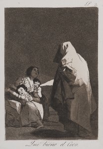 Here Comes the Bogey-Man av Francisco de Goya