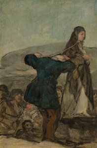 Henrettelse av hekser av Francisco Jose de Goya y Lucientes
