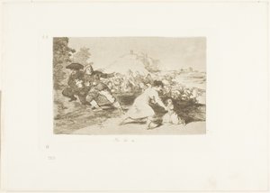 I Saw it, plate 44 fra The Disasters of War av Francisco Jose de Goya y Lucientes